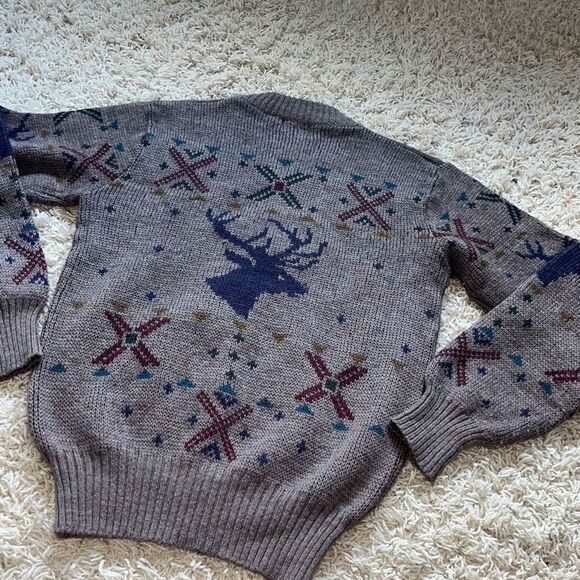 Vintage Boston Traders Sweater  100% Pure Wool  Small - Picture 10 of 14